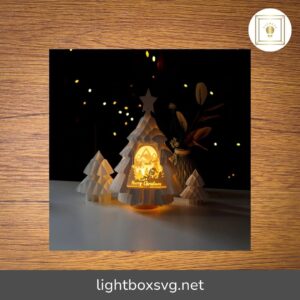 Christmas Tree Lighting with Christmas Tree Pop-up 3D