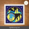 3D Nativity Scene Shadow Box, Religious Christmas SVG Paper Cut File