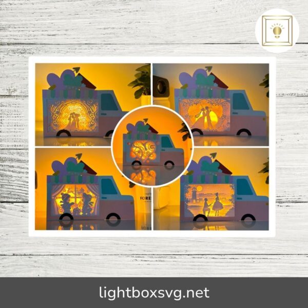 Valentine Love Truck Lantern Bundle, 5 Template SVG Paper Cut File https://lightboxsvg.net/valentine-love-truck-lantern-bundle-5-template-svg-paper-cut-file/