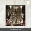 Animal Christmas Decorate Tree Scenic Papercutting 3D Shadow Box