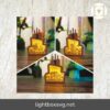 Birthday Cake Lanterns Bundle, SVG Template Light Box