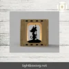 Dragonball Goku Table Lamp SVG, Night Light Cricut Glowforge File