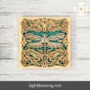Dragonfly Art Deco 3D Layered SVG, Cricut, Laser, CNC Files for Papercut or Wood Shadow Box Decor