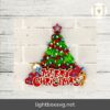 Merry Christmas Tree 3D Mandala SVG, Laser Cut Files for Cricut, Glowforge & CNC