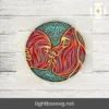 Mom with Baby 3D Mandala SVG, Multilayer Laser Cut File