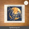 Bat and Moon 3D Mandala SVG, Multilayer Panel for Laser Cutting