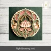 Lotus Flower Mandala 3D SVG, Layered Cut File for Glowforge, Cricut & Laser Machines