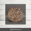 Timeless Koi 3D Mandala SVG, Layered Koi Fish Laser Cut File