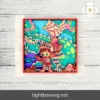 Young Knight and Dragon 3D Mandala SVG, Layered Cut Files for Cricut, Laser, CNC